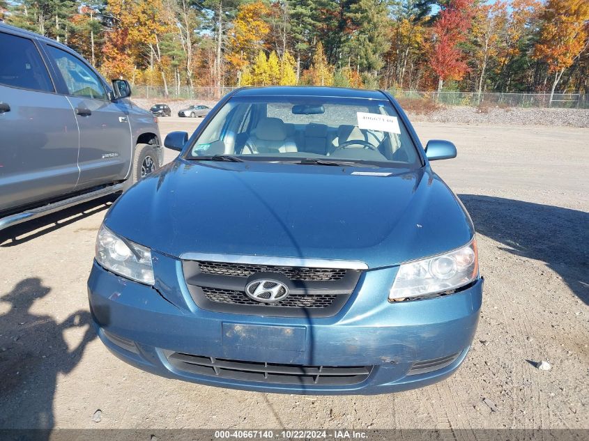 2008 Hyundai Sonata Gls VIN: 5NPET46C98H320650 Lot: 40667140