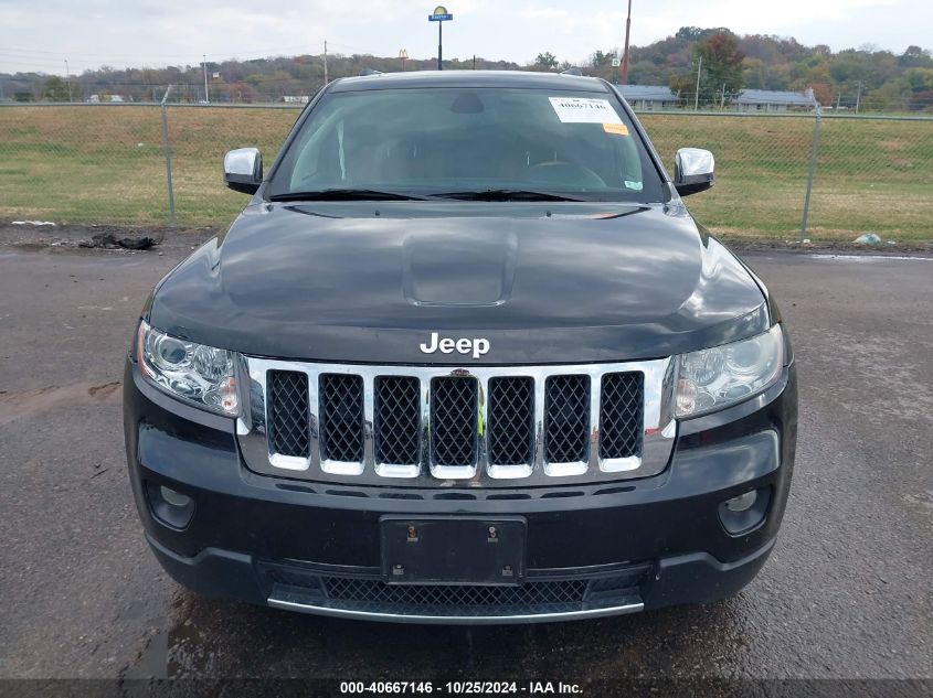 2013 Jeep Grand Cherokee Overland VIN: 1C4RJFCT2DC586170 Lot: 40667146