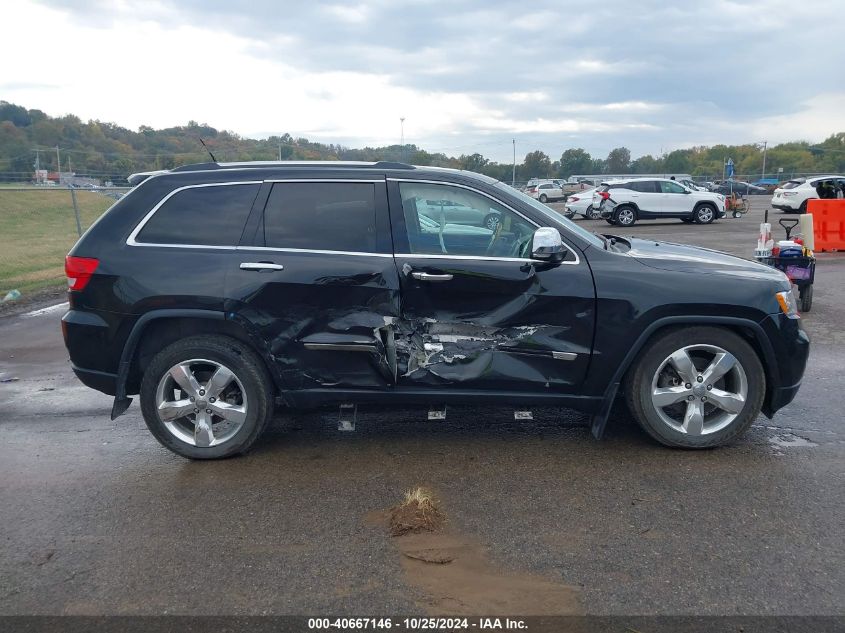 2013 Jeep Grand Cherokee Overland VIN: 1C4RJFCT2DC586170 Lot: 40667146