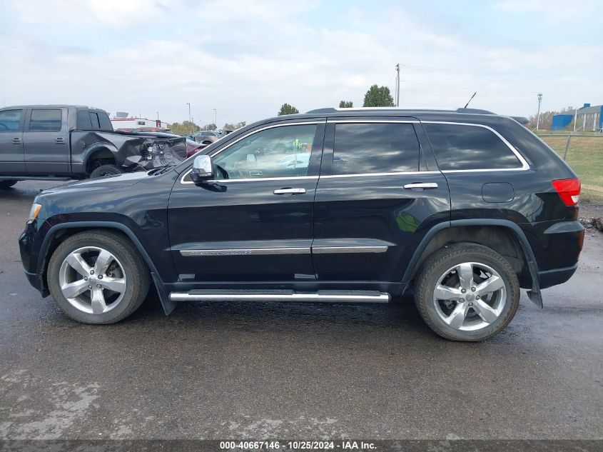 2013 Jeep Grand Cherokee Overland VIN: 1C4RJFCT2DC586170 Lot: 40667146