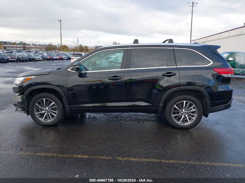 2018 Toyota Highlander Xle VIN: 5TDJZRFHXJS556665 Lot: 40667198