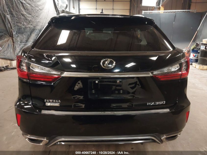 2019 Lexus Rx 350 F Sport VIN: 2T2BZMCA9KC174180 Lot: 40667248