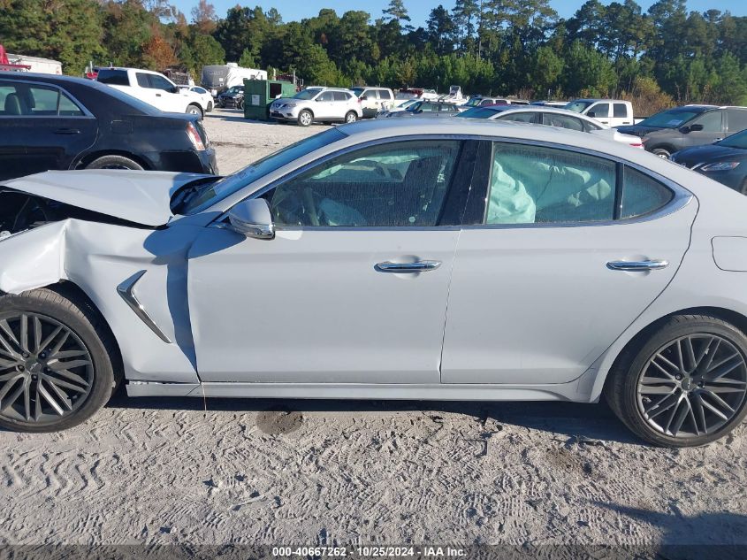 2019 Genesis G70 2.0T Advanced VIN: KMTG64LA3KU024508 Lot: 40667262