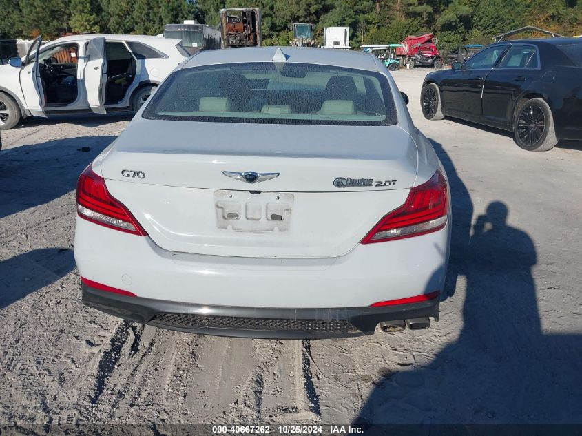 2019 Genesis G70 2.0T Advanced VIN: KMTG64LA3KU024508 Lot: 40667262