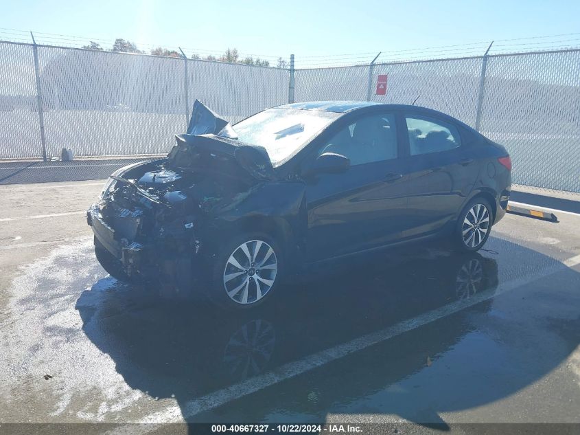 VIN KMHCT4AE6HU255273 2017 HYUNDAI ACCENT no.2