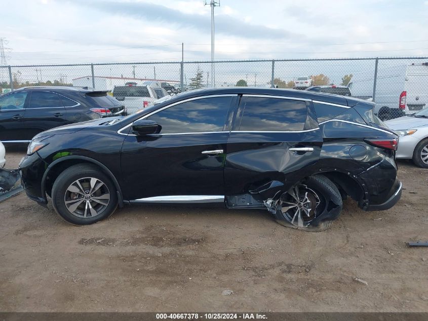 2020 Nissan Murano S Intelligent Awd VIN: 5N1AZ2ASXLN106111 Lot: 40667378