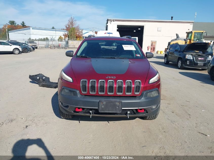 2015 Jeep Cherokee Trailhawk VIN: 1C4PJMBSXFW785828 Lot: 40667405