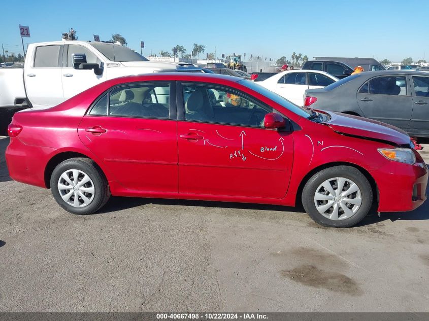 2011 Toyota Corolla Le VIN: JTDBU4EEXB9166310 Lot: 40667498