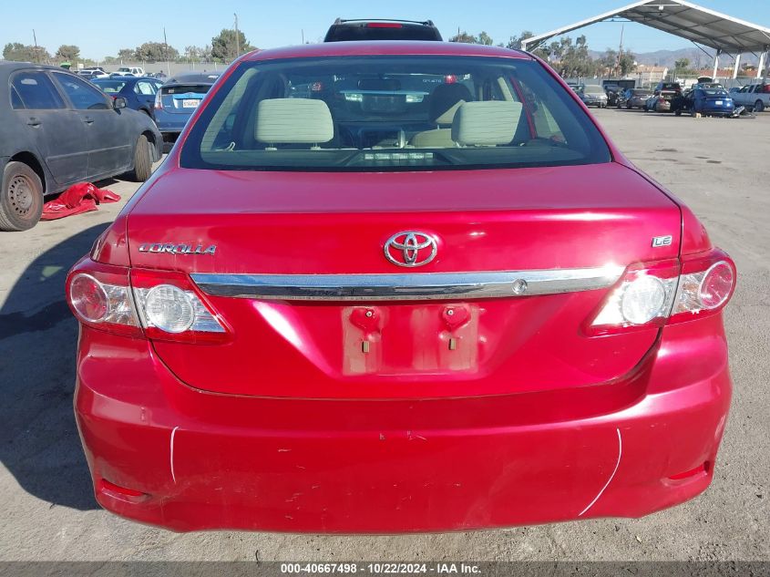 2011 Toyota Corolla Le VIN: JTDBU4EEXB9166310 Lot: 40667498