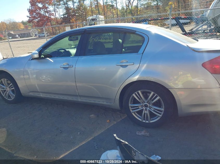 2013 Infiniti G37X VIN: JN1CV6AR9DM757866 Lot: 40667523