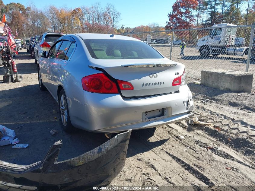 2013 Infiniti G37X VIN: JN1CV6AR9DM757866 Lot: 40667523