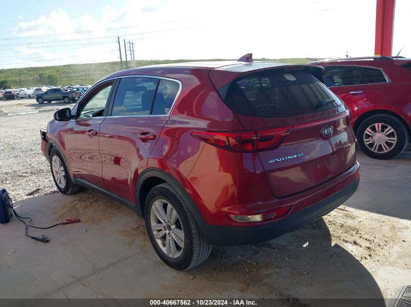 2018 Kia Sportage Lx VIN: KNDPM3AC4J7450269 Lot: 40667562