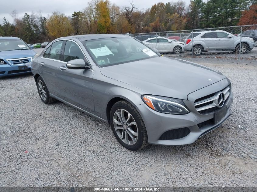 2015 Mercedes-Benz C 300 4Matic/Luxury 4Matic/Sport 4Matic VIN: 55SWF4KB4FU023871 Lot: 40667566