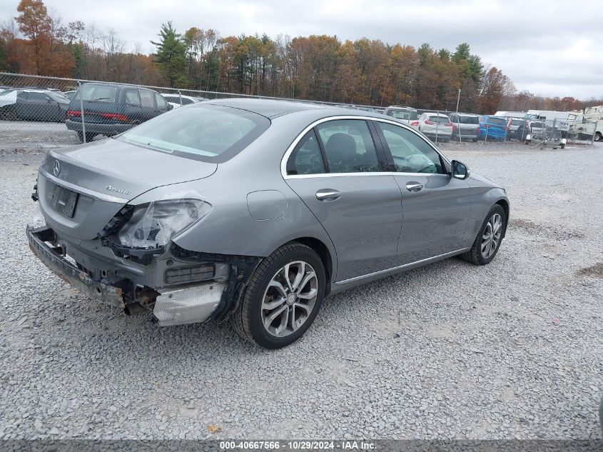 2015 Mercedes-Benz C 300 4Matic/Luxury 4Matic/Sport 4Matic VIN: 55SWF4KB4FU023871 Lot: 40667566