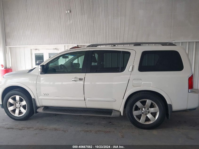 2008 Nissan Armada Le VIN: 5N1BA08D48N631065 Lot: 40667582