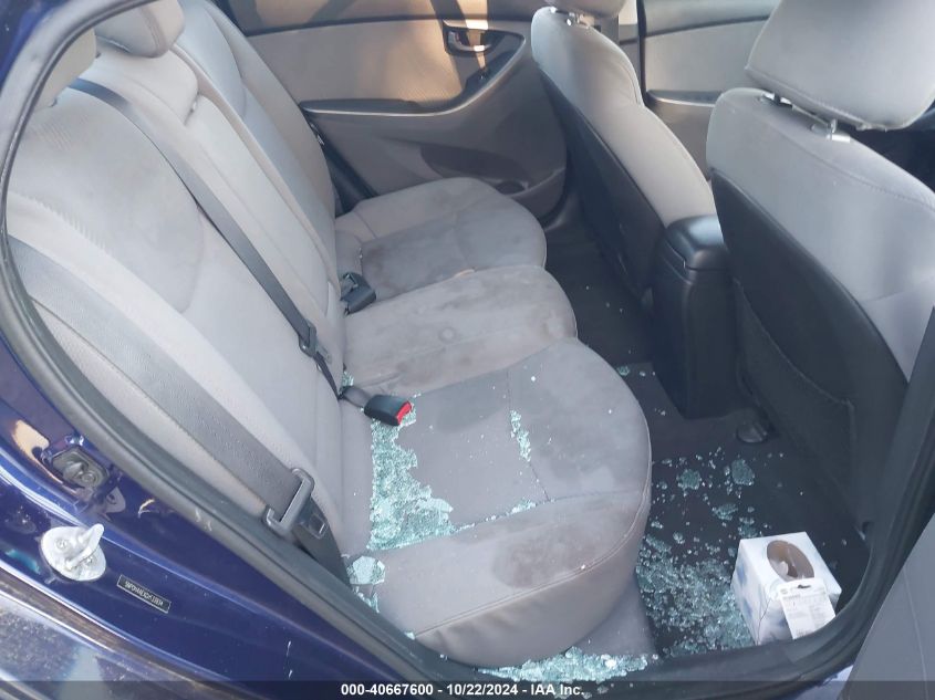 2012 Hyundai Elantra Gls VIN: 5NPDH4AEXCH133934 Lot: 40667600