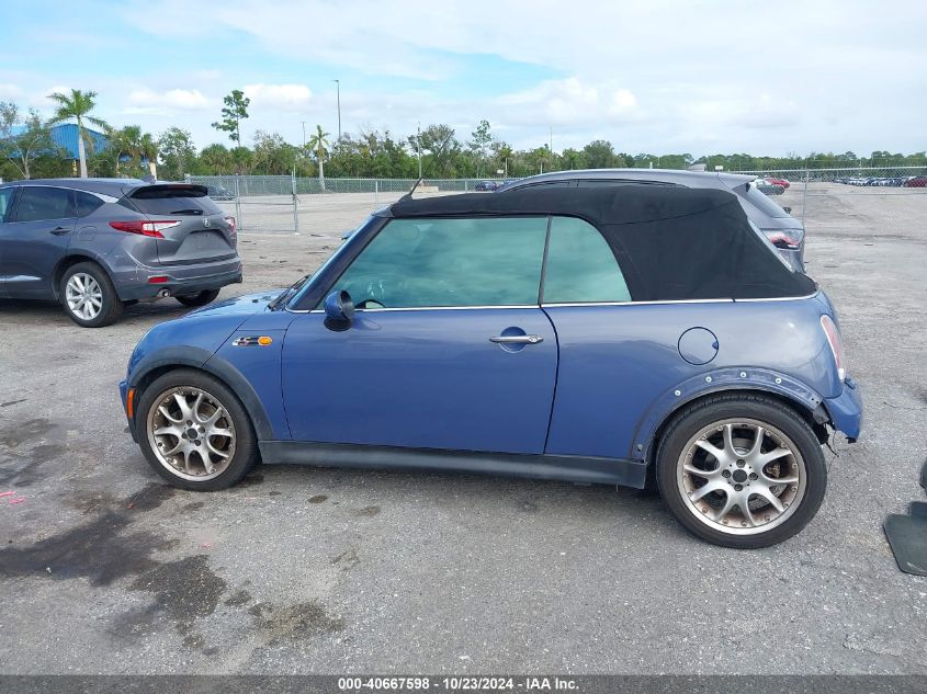 2007 Mini Cooper S VIN: WMWRH33547TL93905 Lot: 40667598