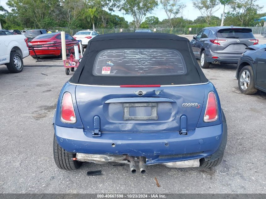 2007 Mini Cooper S VIN: WMWRH33547TL93905 Lot: 40667598