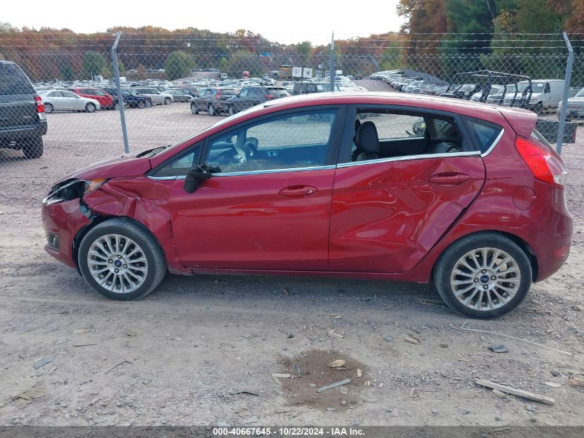 2014 Ford Fiesta Titanium VIN: 3FADP4FJ7EM153649 Lot: 40667645