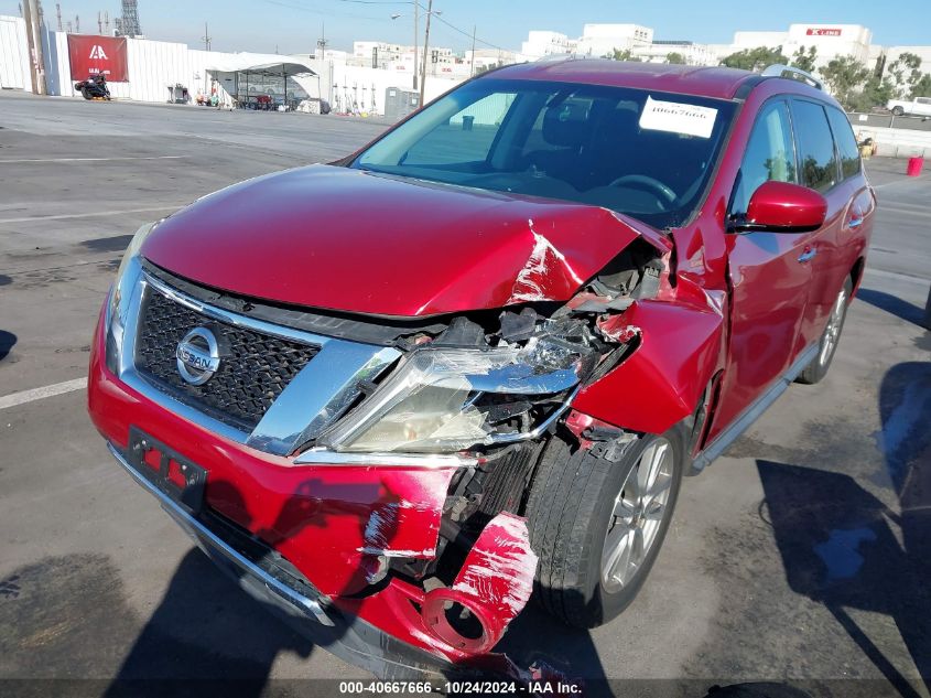 2013 Nissan Pathfinder Sv VIN: 5N1AR2MM4DC680990 Lot: 40667666