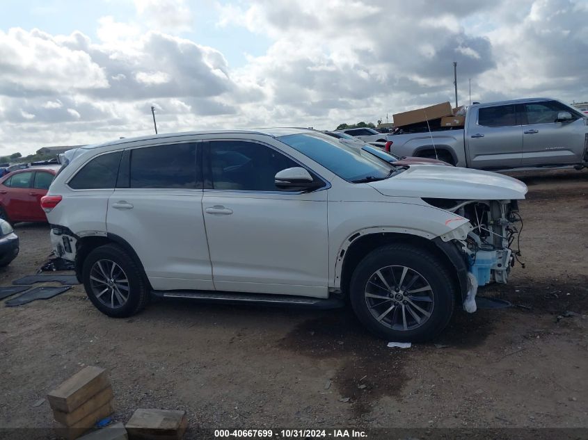 2018 Toyota Highlander Xle VIN: 5TDKZRFH4JS536738 Lot: 40667699