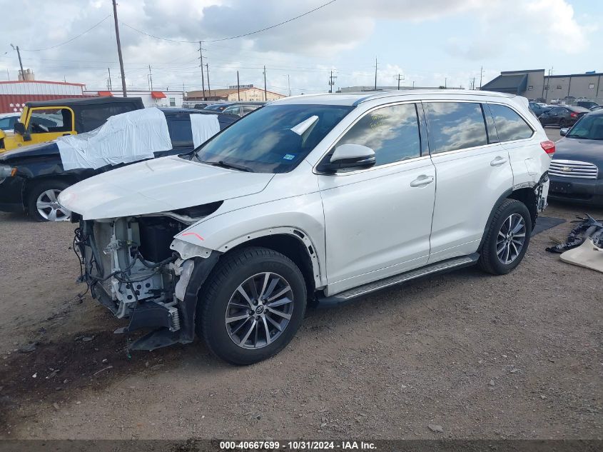 2018 Toyota Highlander Xle VIN: 5TDKZRFH4JS536738 Lot: 40667699