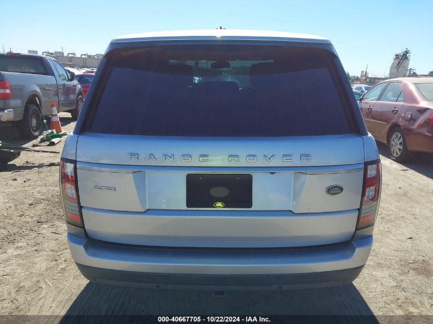 2015 Land Rover Range Rover 5.0L V8 Supercharged VIN: SALGS2TFXFA204689 Lot: 40667705