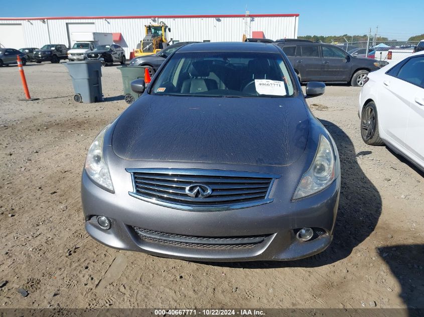 2013 Infiniti G37X VIN: JN1CV6AR5DM769383 Lot: 40667771