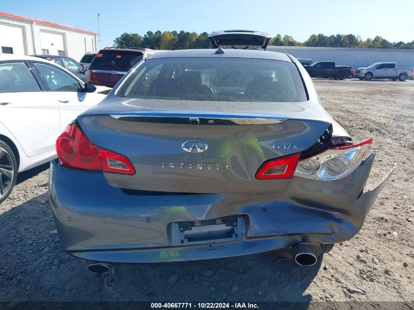 2013 Infiniti G37X VIN: JN1CV6AR5DM769383 Lot: 40667771