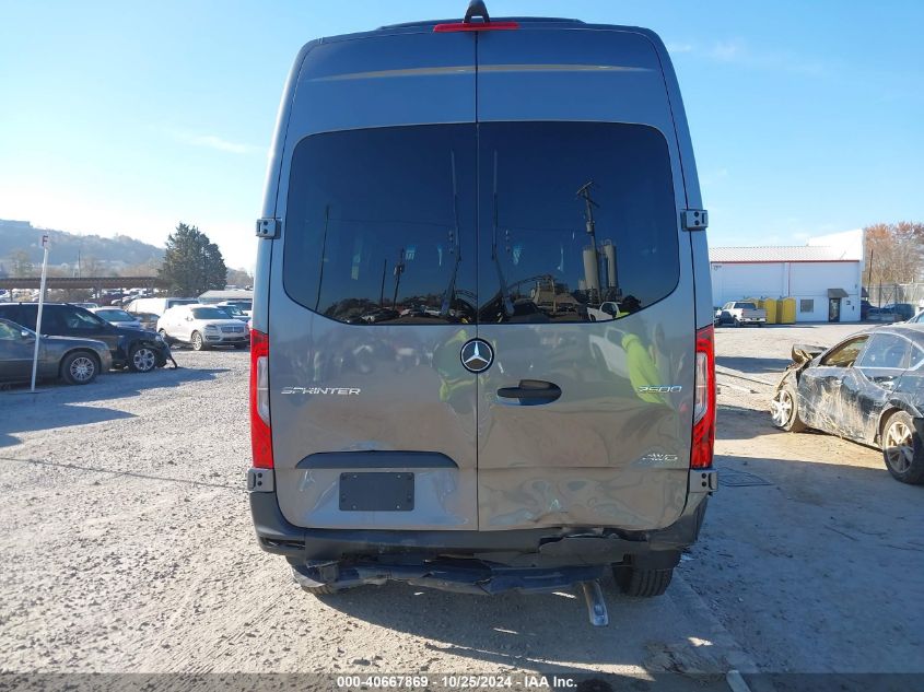 2024 Mercedes-Benz Sprinter 2500 Standard Roof 4-Cyl Diesel Ho VIN: W1Z4NFVYXRP642354 Lot: 40667869