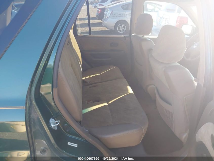 2002 Honda Cr-V Ex VIN: SHSRD78862U008406 Lot: 40667920