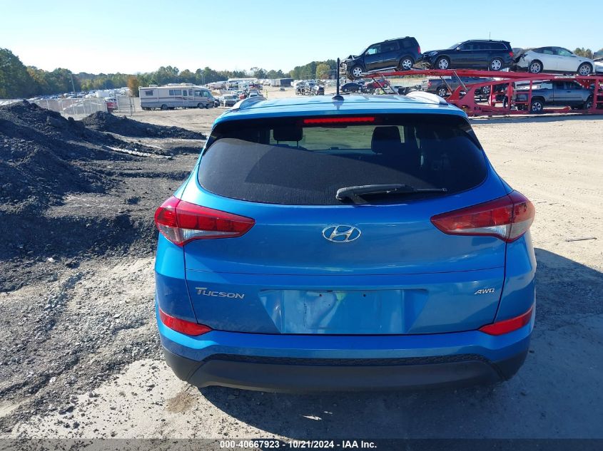 2017 Hyundai Tucson Se VIN: KM8J3CA43HU410175 Lot: 40667923
