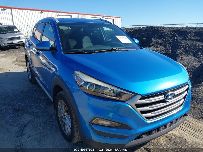2017 Hyundai Tucson Se VIN: KM8J3CA43HU410175 Lot: 40667923