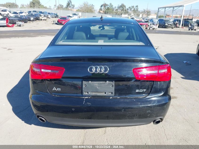 2012 Audi A6 2.0T Premium VIN: WAUDFAFC4CN142976 Lot: 40667928