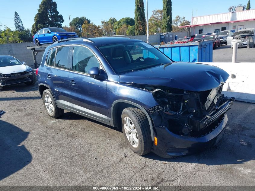 2015 Volkswagen Tiguan S VIN: WVGAV7AX3FW539885 Lot: 40667969