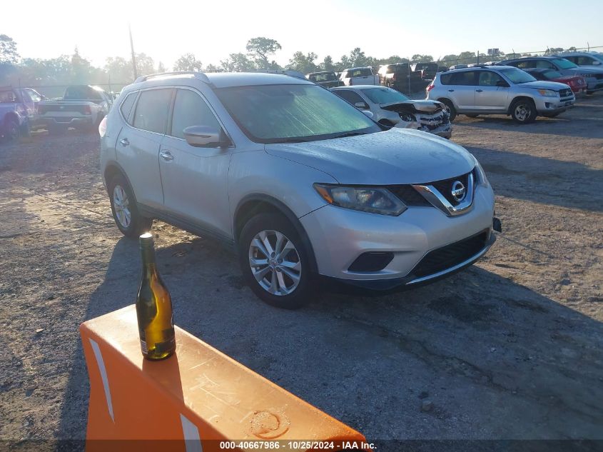 2016 Nissan Rogue Sl VIN: KNMAT2MT1GP730951 Lot: 40667986