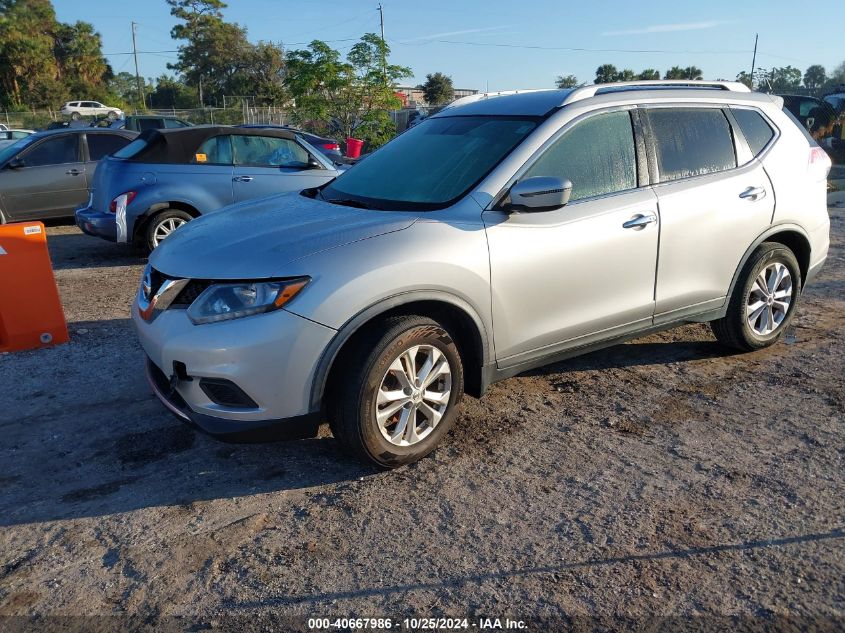 2016 Nissan Rogue Sl VIN: KNMAT2MT1GP730951 Lot: 40667986