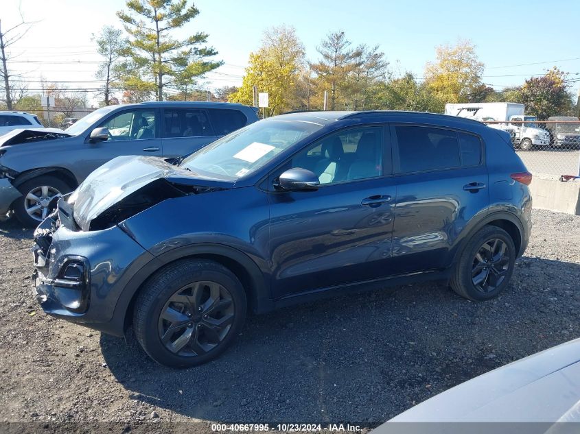 2022 Kia Sportage Nightfall Edition VIN: KNDP6CAC3N7957308 Lot: 40667995