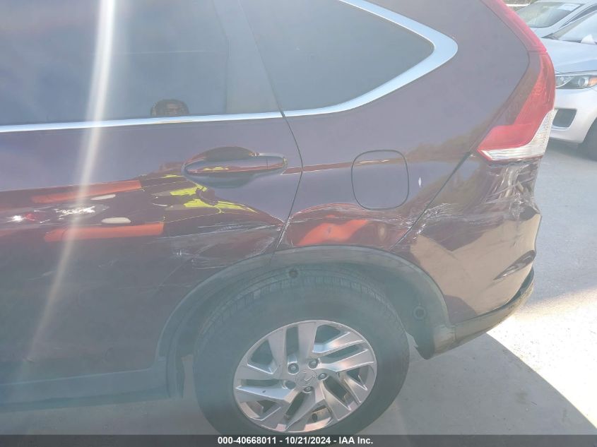 2015 Honda Cr-V Ex VIN: 5J6RM4H57FL054741 Lot: 40668011