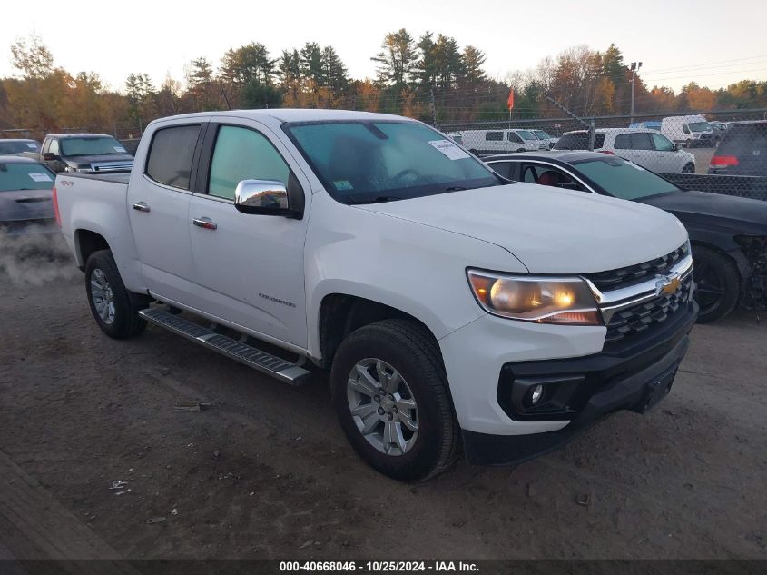 2021 Chevrolet Colorado 4Wd Short Box Lt VIN: 1GCGTCEN5M1233125 Lot: 40668046