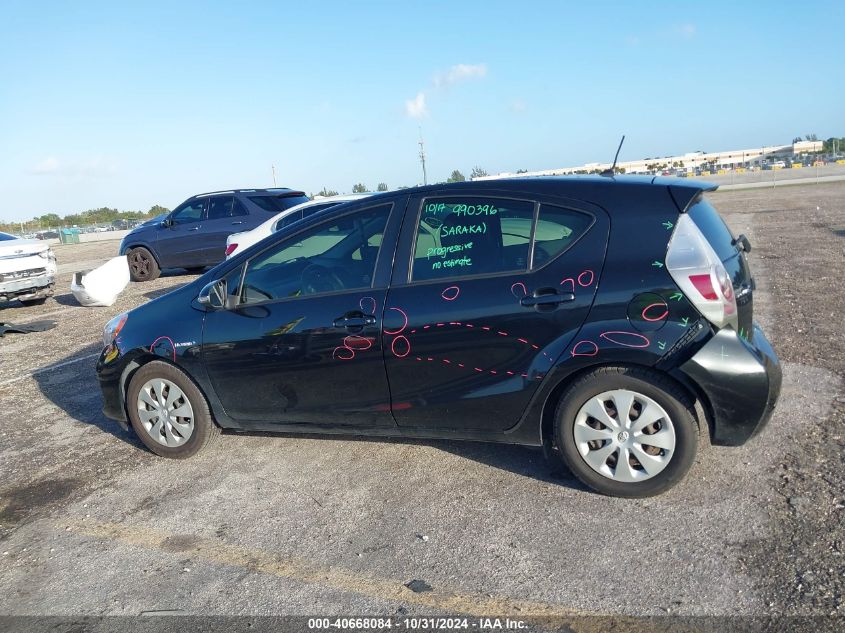 2013 Toyota Prius C Two VIN: JTDKDTB32D1552668 Lot: 40668084