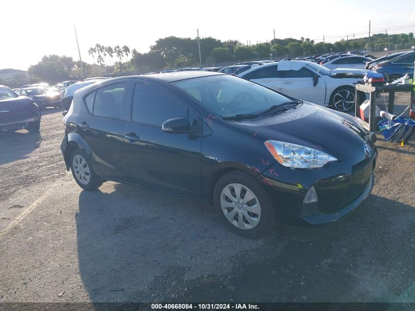 2013 Toyota Prius C Two VIN: JTDKDTB32D1552668 Lot: 40668084