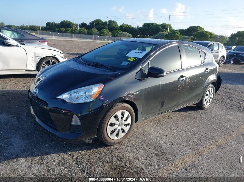 2013 Toyota Prius C Two VIN: JTDKDTB32D1552668 Lot: 40668084