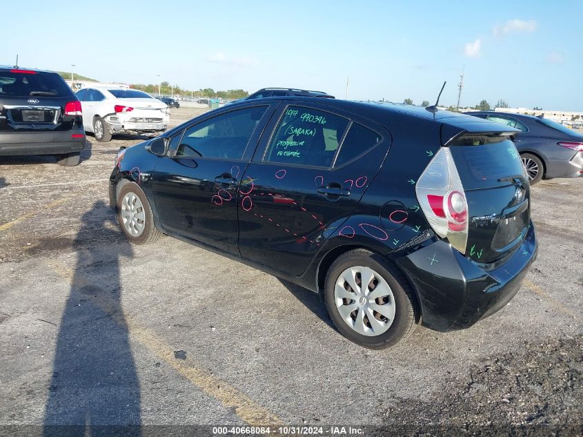 2013 Toyota Prius C Two VIN: JTDKDTB32D1552668 Lot: 40668084