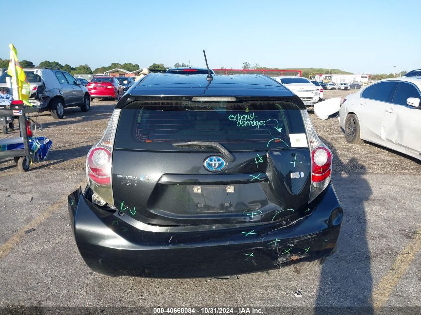 2013 Toyota Prius C Two VIN: JTDKDTB32D1552668 Lot: 40668084