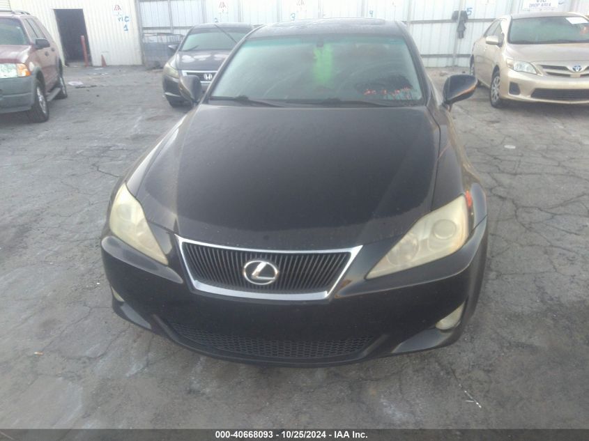 2008 Lexus Is 250 VIN: JTHBK262382081842 Lot: 40668093