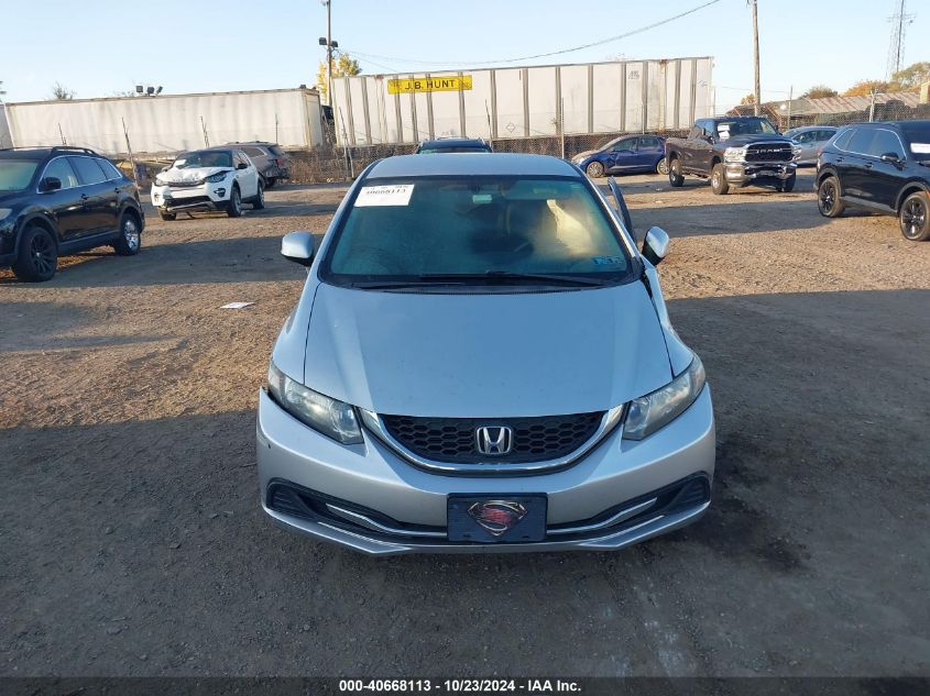 2013 Honda Civic Lx VIN: 2HGFB2F5XDH566947 Lot: 40668113