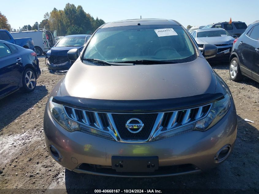 2009 Nissan Murano Sl VIN: JN8AZ18W09W108996 Lot: 40668167