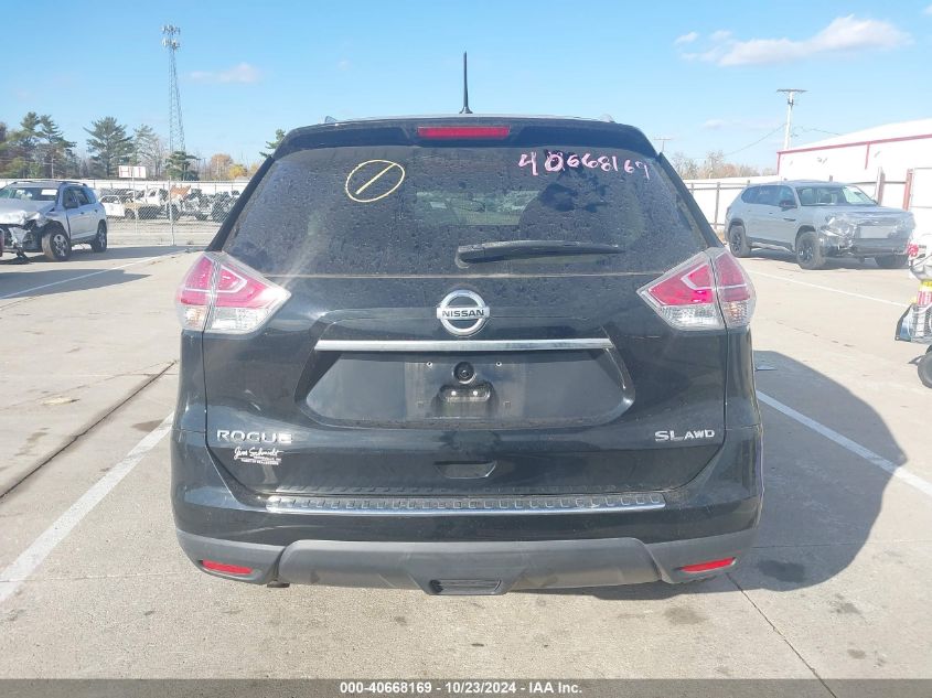 2015 Nissan Rogue Sl VIN: 5N1AT2MV4FC842632 Lot: 40668169