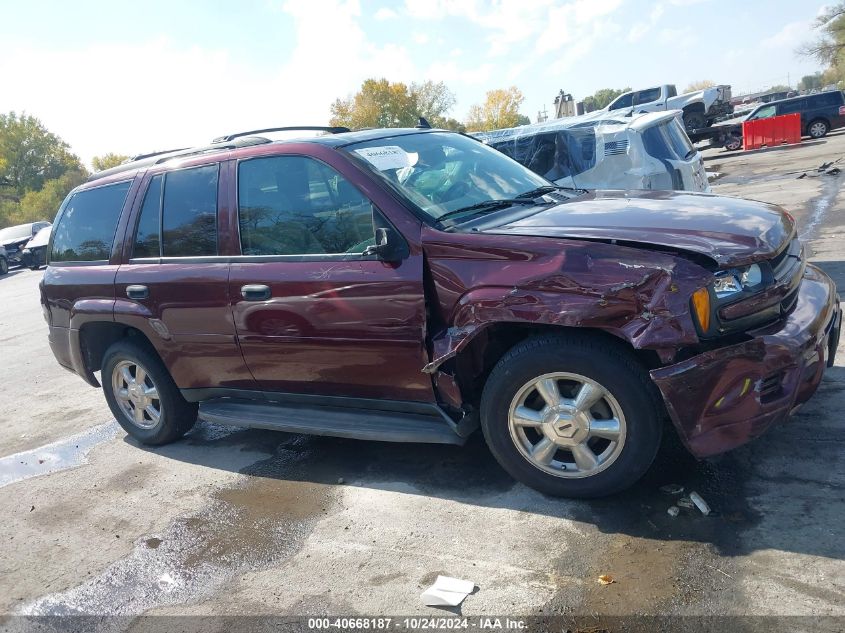 2006 Chevrolet Trailblazer Ls VIN: 1GNDT13SX62128813 Lot: 40668187